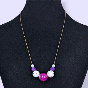 V. Ceramic Beaded Necklace